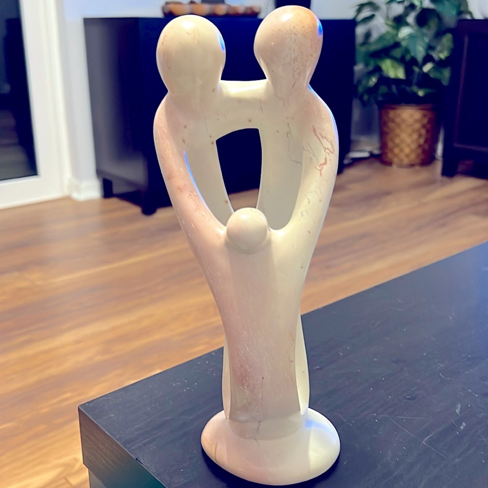 Soapstone Family Sculpture